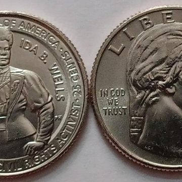 American Women Quarter Dollar Coin 25 CENTS -E PLURIBUS UNUM-IDA B.WELLS (Journalist,Suffragist,Civil Rights Activist)2025 'D' MINT UNC