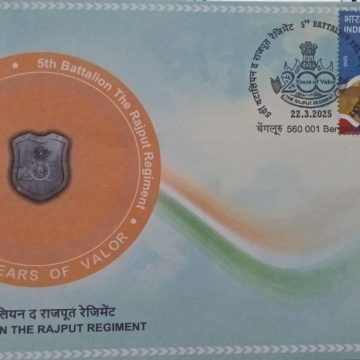 First Day Cover 25th.March 25 5TH BATTALION THE RAJPUT REGIMENT (FDC-2025)