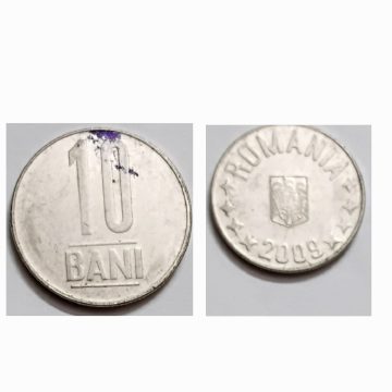 ROMANIA 10 BANI 2009(Used)