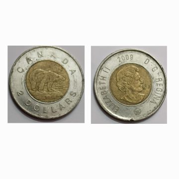 CANADA 2 DOLLARS 2009 (USED)