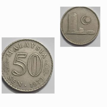 MALAYSIA 50 SEN 1973 (USED)