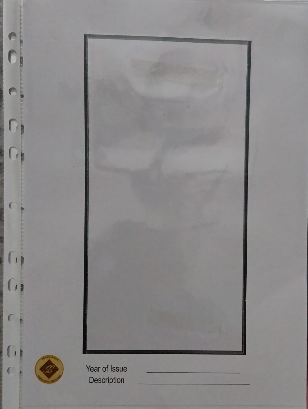 SET OF 5 WHITE REFILLS WITH SHEET PROTECTORS FOR SINGLE FDC