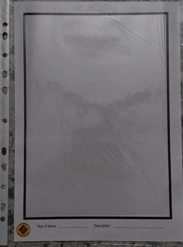 SET OF 5 WHITE REFILLS WITH SHEET PROTECTORS FOR SHEETLET