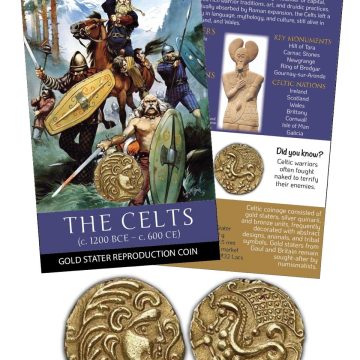 The Celts-Gold Stater Gold -Plated Reproduction ATM card Type/Limited Edition