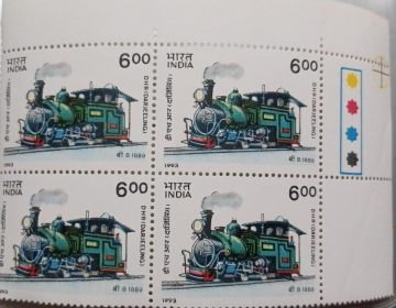 Mountain Locomotive - DHR Darjeeling DHR Darjeeling Engine(Block of 4 TL Stamp)