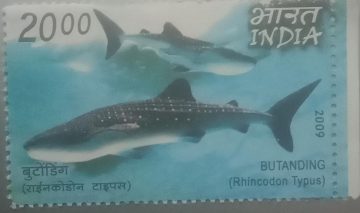 IndiaPhillippines Joint issue Butanding_Cut Setenant