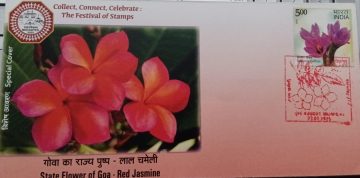 State Flower of Goa-Red Jasmine (Special Cover)