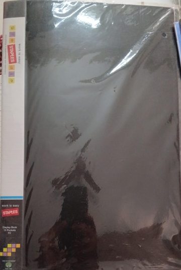 DISPLAY BOOK WITH 10 POCKETS (Foolscap)