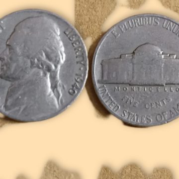 U.S.A. 5- CENT 1940(used)