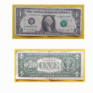 The United States of America Currency 1 Dollar 2009 Used