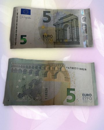 EUROZONE CURRENCY 5 EUROS 2013 USED