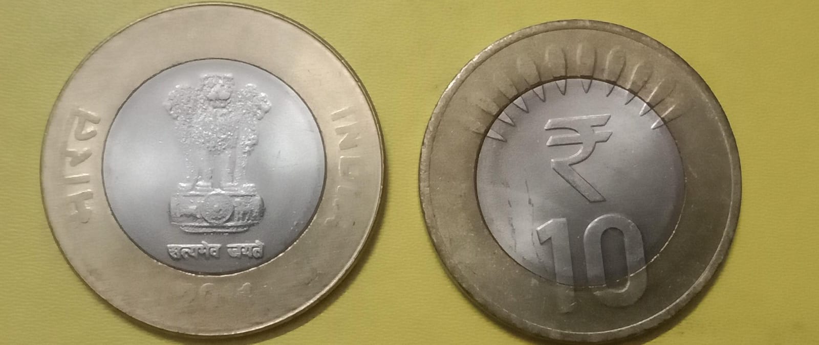 10 RUPEES-2014_UNC COIN