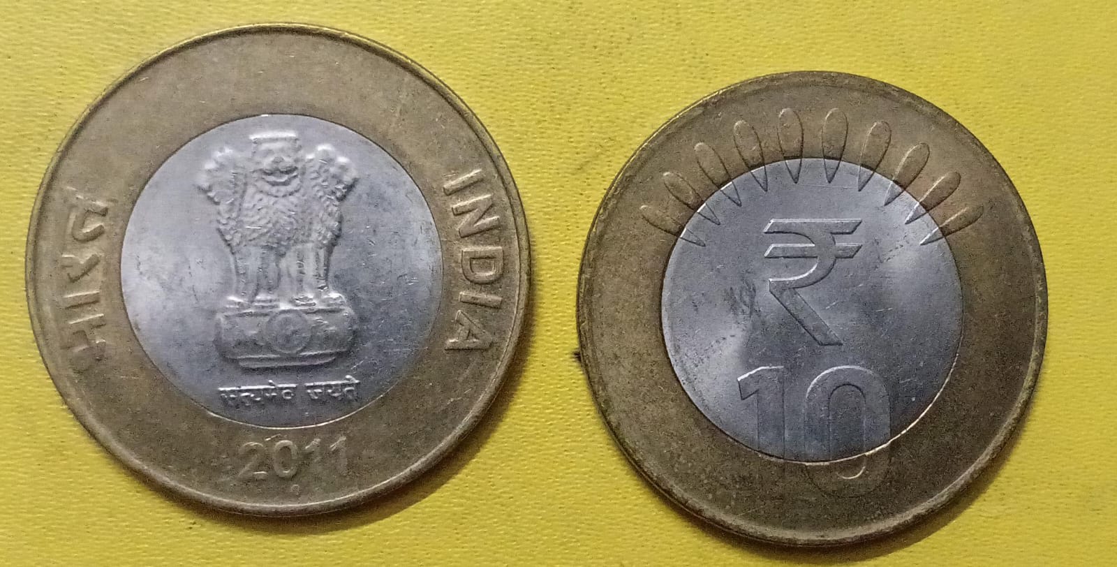 10 RUPEES-2011_UNC COIN