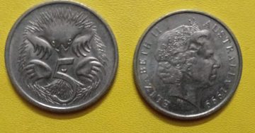 AUSTRALIA 5 CENTS 1999  USED COIN