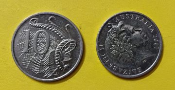 AUSTRALIA 10 CENTS 2007 USED  COIN