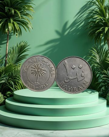 BAHRAIN 100 FILLS 1965 USED)