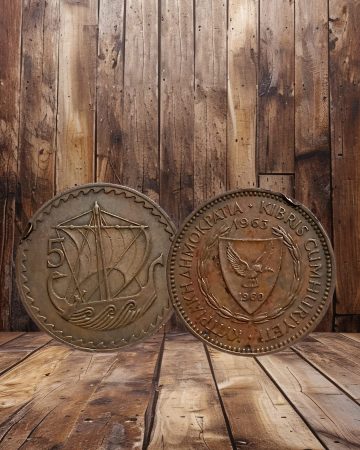 CYPRUS 5 MILS 1963(used)