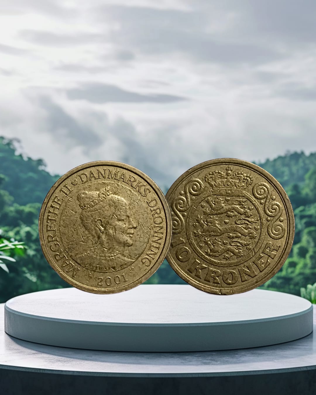 DENMARK 10 KRONER 2001(USED)