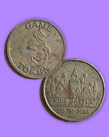 KIDS CASTLE ARCADE NEWARK- GAME TOKEN