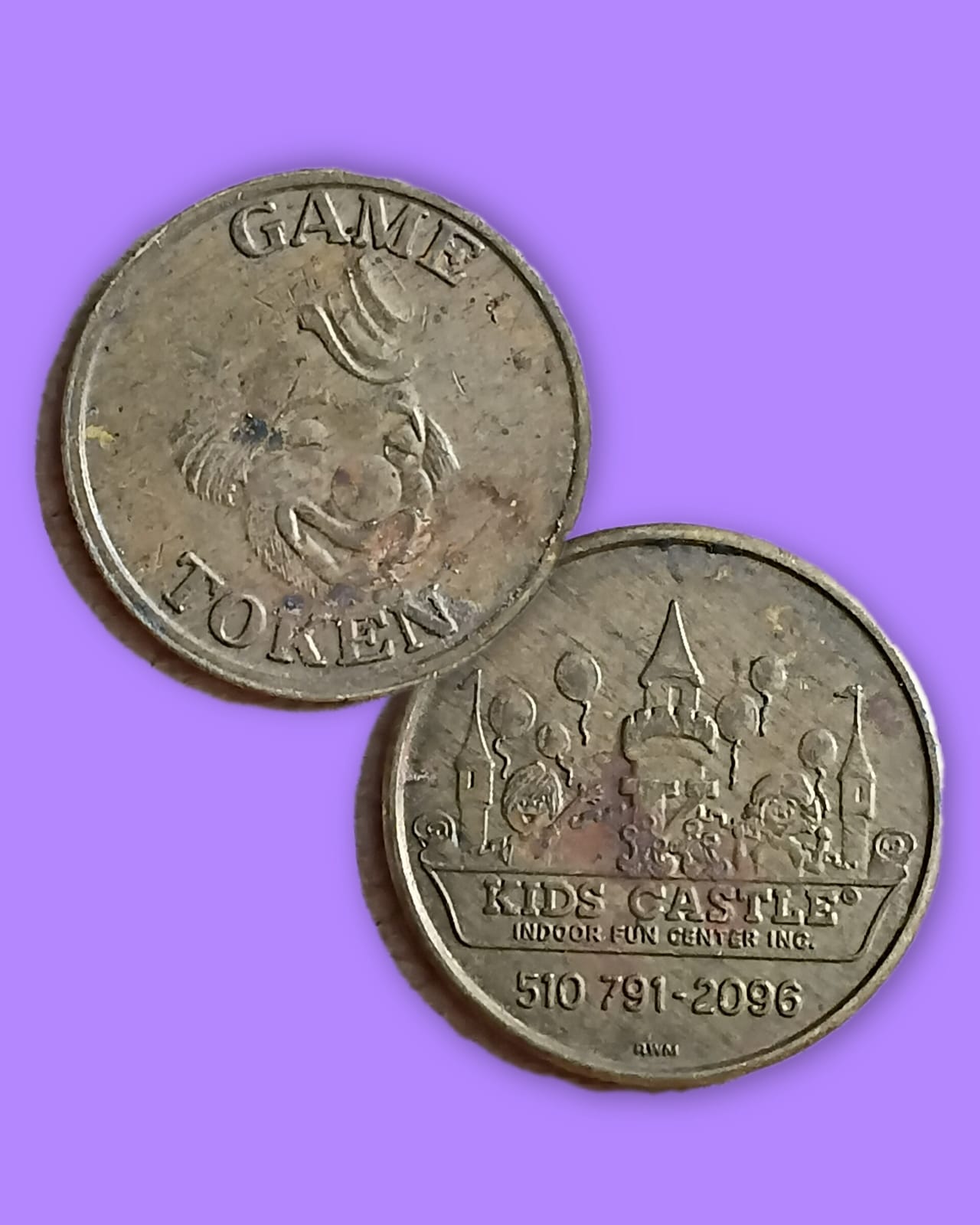 KIDS CASTLE ARCADE NEWARK- GAME TOKEN