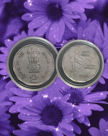 2 RUPEES-2004 KOLKATA MINT USED COIN