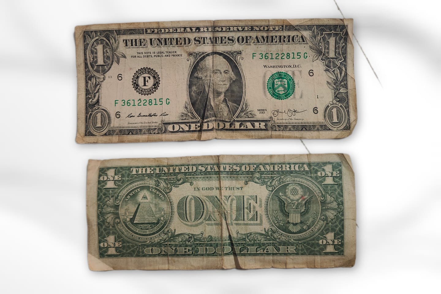 United States of America Currency 1 Dollar 2013 (Used)