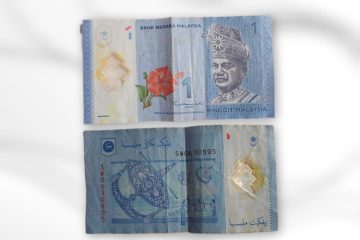 Malaysia Currency 1 Ringgit (Polymer) Used