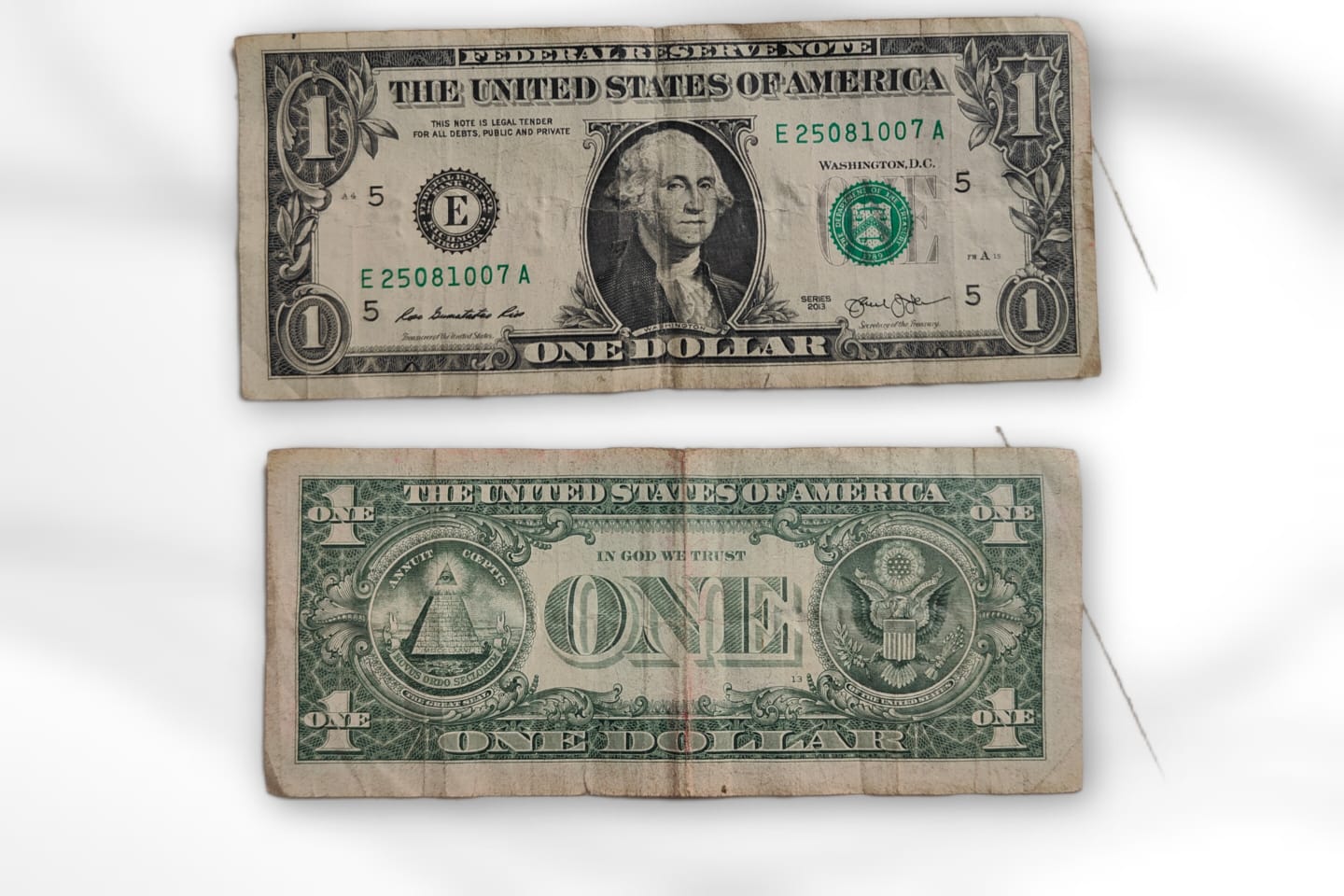 United States of America Currency 1 Dollar 2013 (Used)