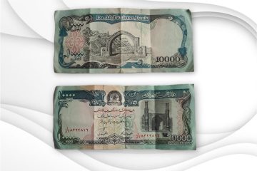Afghanistan  Currency 10000 Afghani 1993 (Used)