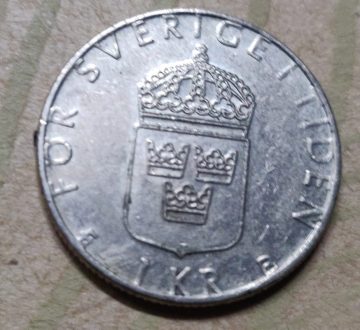 Sverige 1 Krona – 2000 (Used) Coin