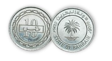 BAHRAIN 10 FILLS 2000 UNC coin