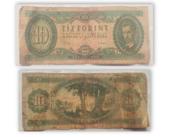 Hungary Currency 10 Forint 1962 - Used  Slightly Damaged