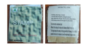 Pack of 500 Prizm Stamp Hinges - High Quality Peelable Philatelic Hinges