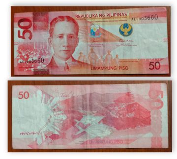 Philippine Currency 50 Piso 2023 - Used