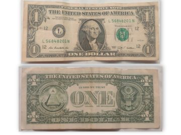 USA Currency 1 Dollar 2009 - Used