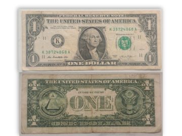 USA Currency 1 Dollar 2013 - Used