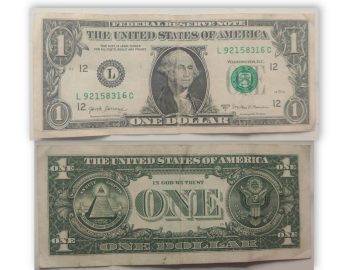 USA Currency 1 Dollar 2017 - Used